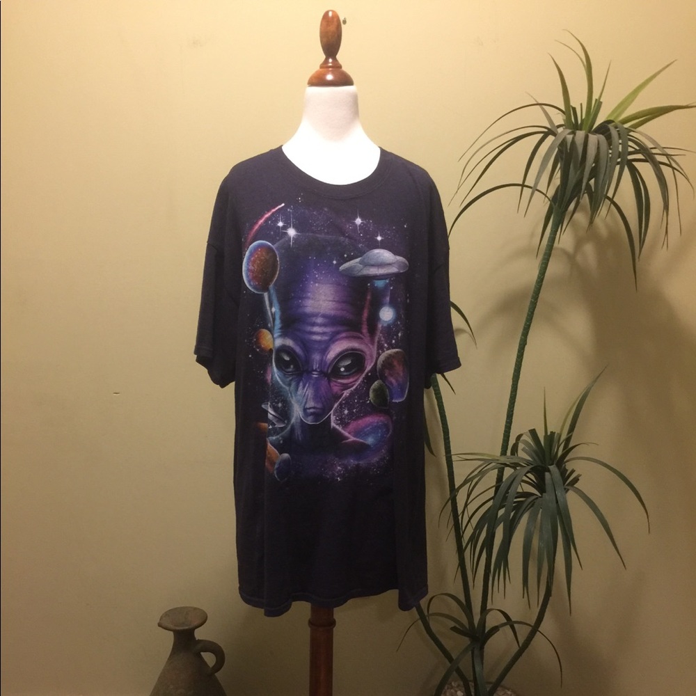 Alien with Planets Shirt